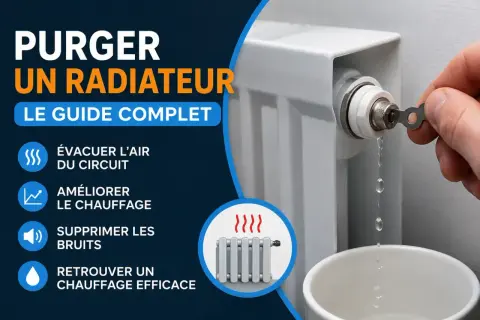 Guide complet pour purger un radiateur : évacuer l'air, améliorer le chauffage, supprimer les bruits et retrouver une chaleur efficace.