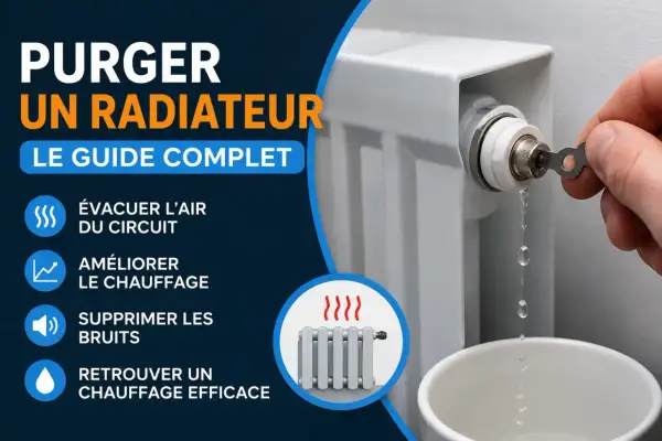 Guide complet pour purger un radiateur : évacuer l'air, améliorer le chauffage, supprimer les bruits et retrouver une chaleur efficace.